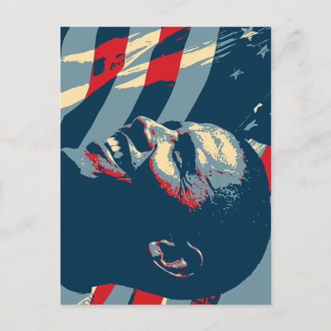 Barack Obama CHANGE post card (Front)