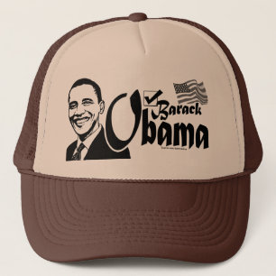Barack Obama Check Hat