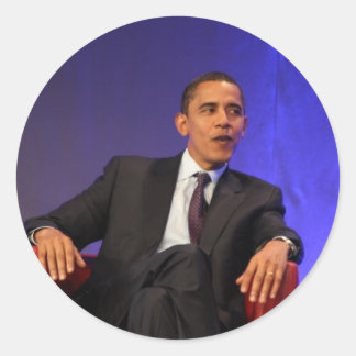 Barack Obama Classic Round Sticker