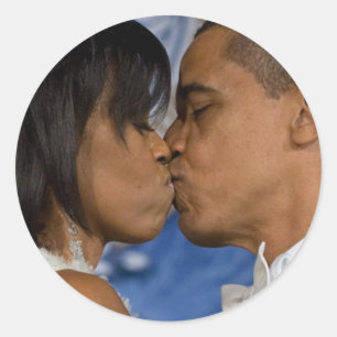 Barack Obama Classic Round Sticker