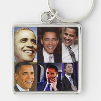 BARACK OBAMA COLLAGE keychain