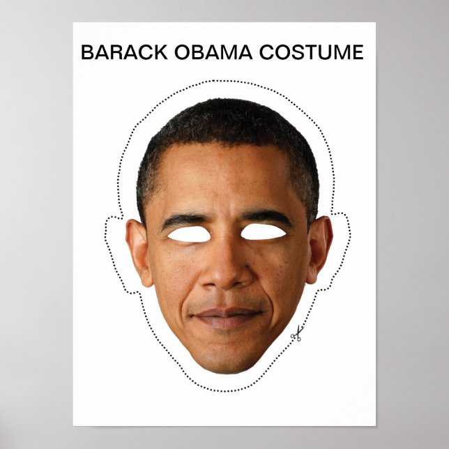 Barack Obama Costume Poster (Front)