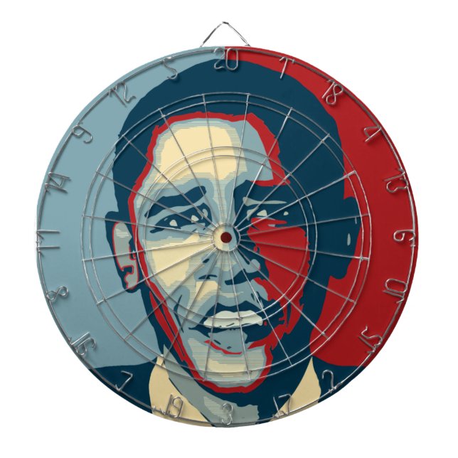 Barack Obama Dart Board (Front)