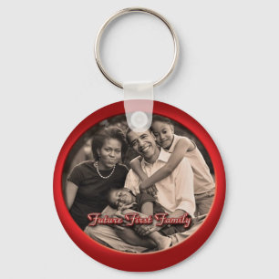 Barack Obama Family Key Ring
