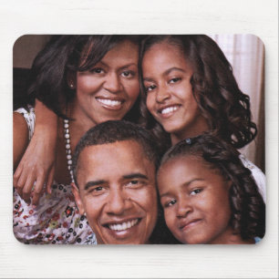Barack Obama, Family Love_Mousepad Mouse Pad