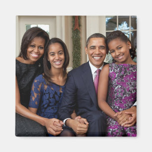 Barack Obama & Family Magnet
