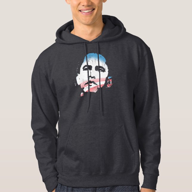 Barack Obama for Hope T-shirt Hoodie (Front)