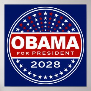 Barack Obama for President 2028 Poster