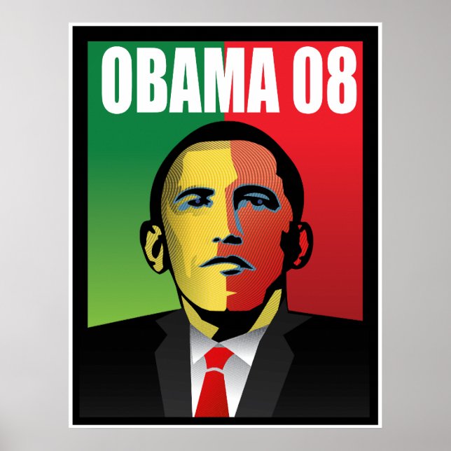 Barack Obama For President Poster (Front)