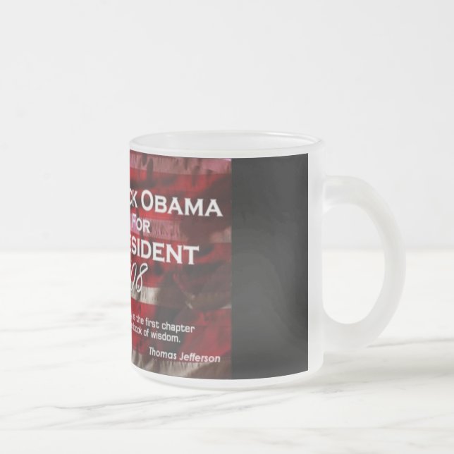 Barack Obama Frosted Mug (Right)