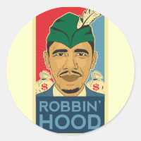 Barack Obama Hood Robin Hood Sticker Barrack Obama