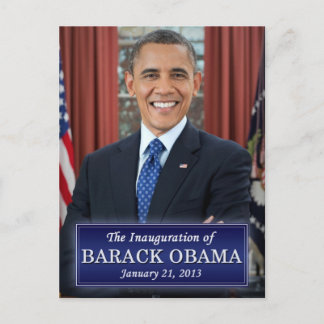 Barack Obama Inauguration 2013 Postcard
