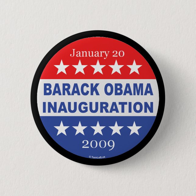 Barack Obama Inauguration 6 Cm Round Badge (Front)