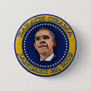 Barack Obama Inauguration Seal Souvenir 6 Cm Round Badge