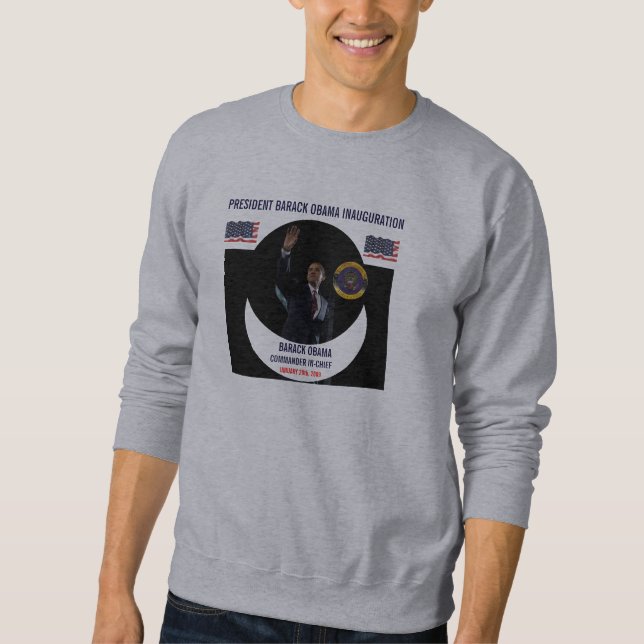 BARACK OBAMA INAUGURATION SWEAT SWEATSHIRT (Front)