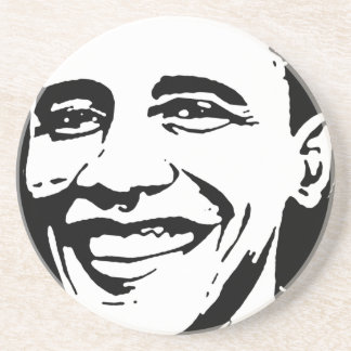 BARACK OBAMA INK ART COASTER