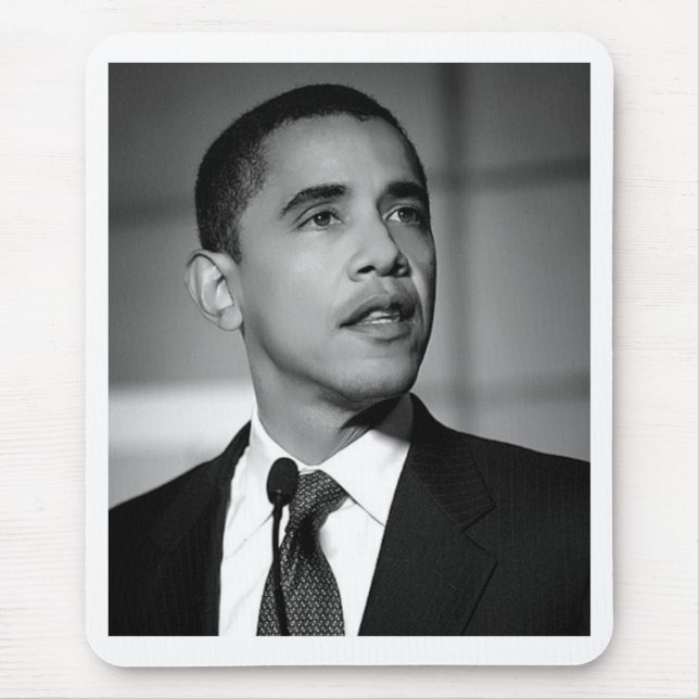 Barack Obama Mouse Pad (Front)