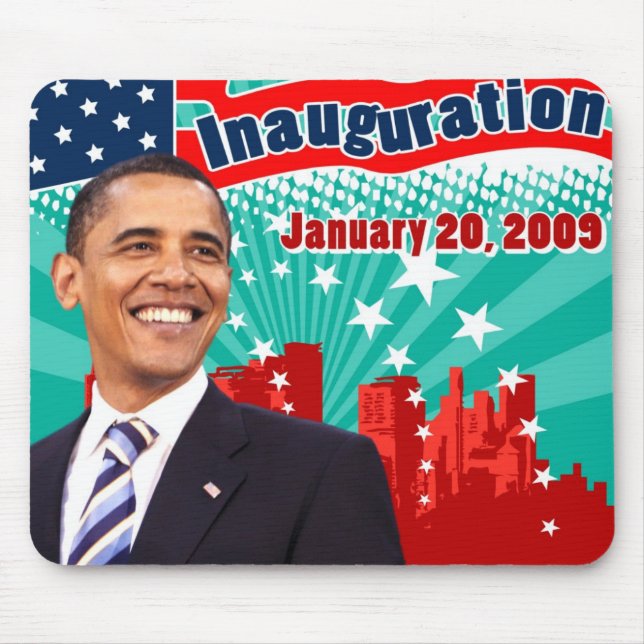 Barack Obama Mouse Pad (Front)