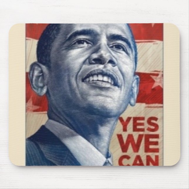 Barack Obama Mouse Pad (Front)