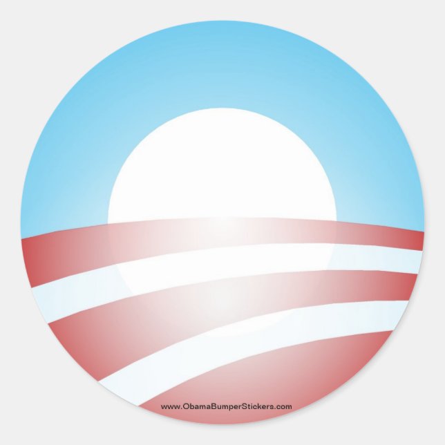 Barack Obama "O" Sticker (Front)