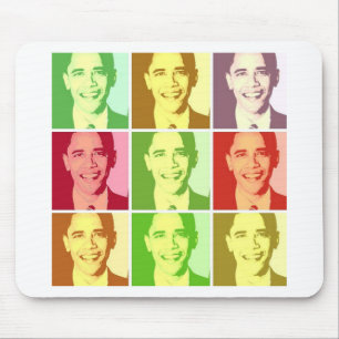 Barack Obama Pop Art Mouse Pad