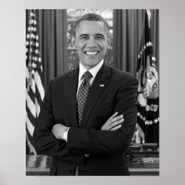 Barack Obama Portrait - 2012 Poster (Front)