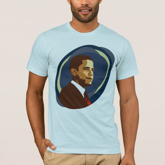 Barack Obama Portrait T-Shirt (Front)