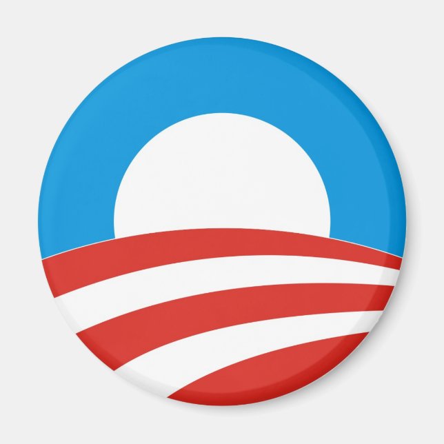 barack obama president usa logo elections 2012 magnet (Front)