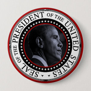 Barack Obama Presidential Seal 10 Cm Round Badge