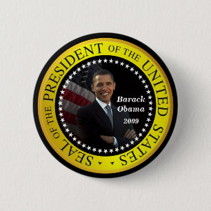Barack Obama - Presidential Seal Button