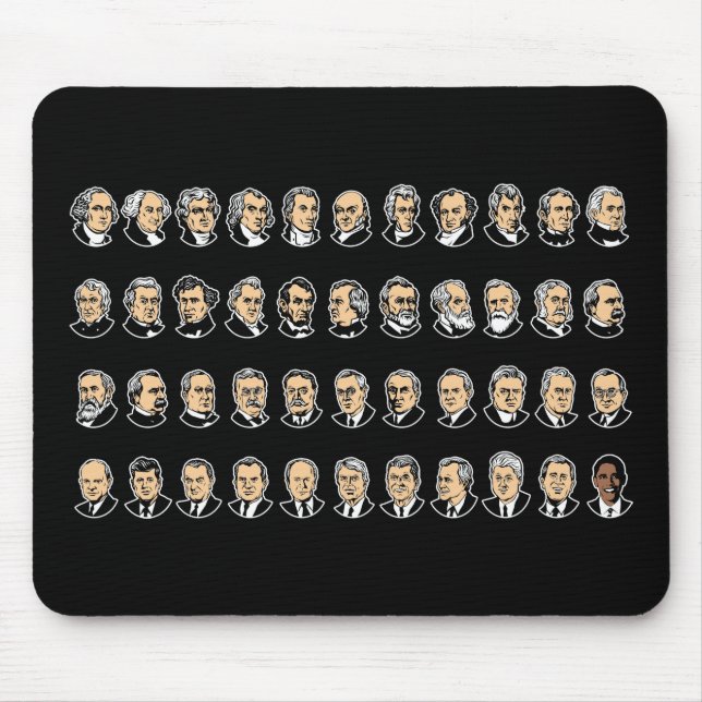 Barack Obama - Presidents Of The United States Mouse Pad (Front)