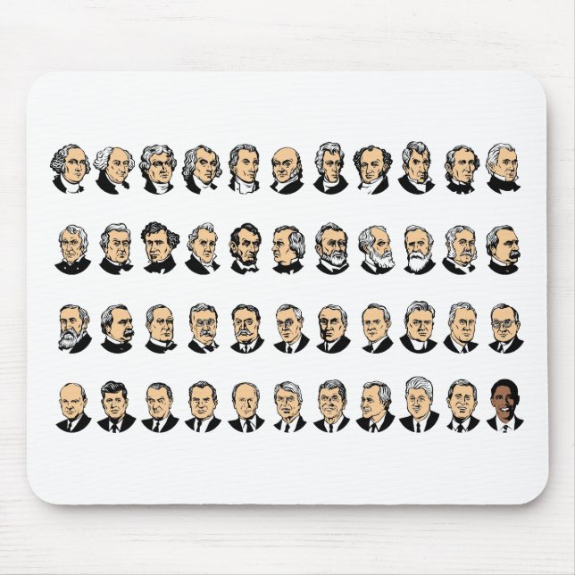 Barack Obama - Presidents Of The United States Mouse Pad (Front)