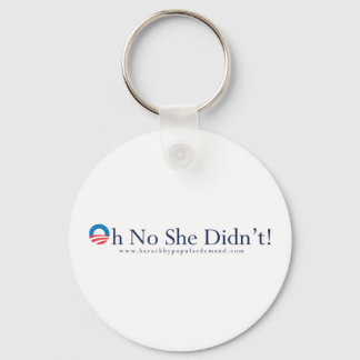 Barack Obama Primary Keychain