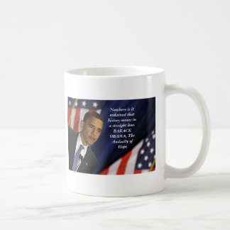 Barack Obama Quote on History Coffee Mug