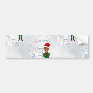 barack obama santa bumper sticker