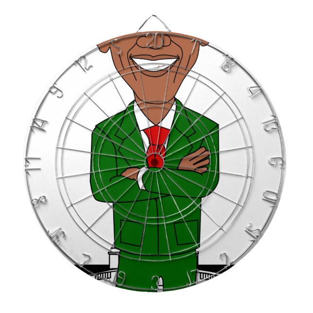 barack obama santa claus dartboard (Front)