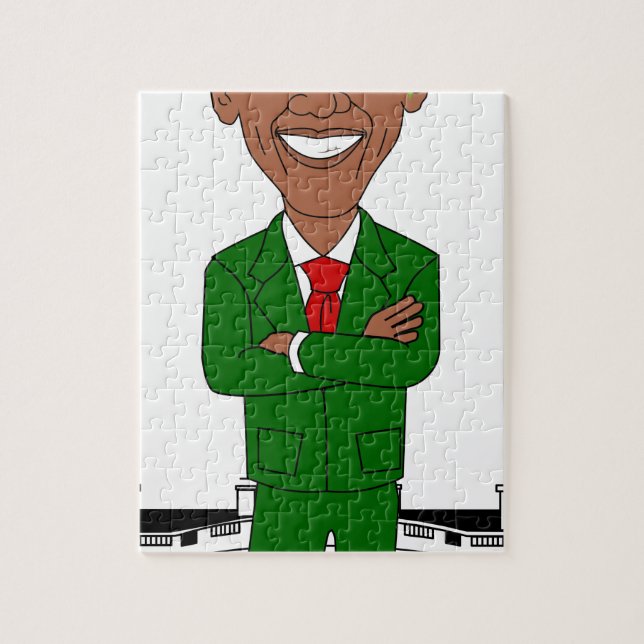 Barack Obama Santa Claus Jigsaw Puzzle (Vertical)