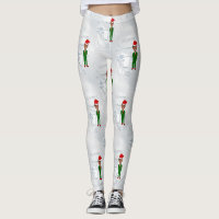 barack obama santa leggings