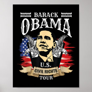Barack Obama Shirt Civil Rights President Poster