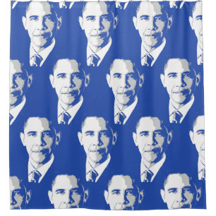 BARACK OBAMA SHOWER CURTAIN