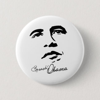Barack Obama Signature 6 Cm Round Badge