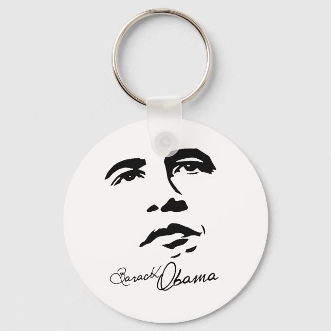 Barack Obama Signature Key Ring (Front)