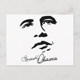 Barack Obama Signature Postcard