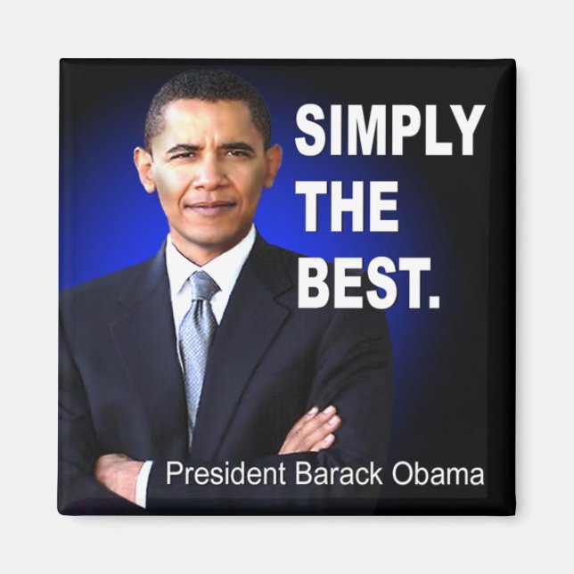 Barack Obama - Simply The Best Magnet (Front)