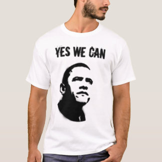 Barack Obama Stencil (Both sides) T-Shirt
