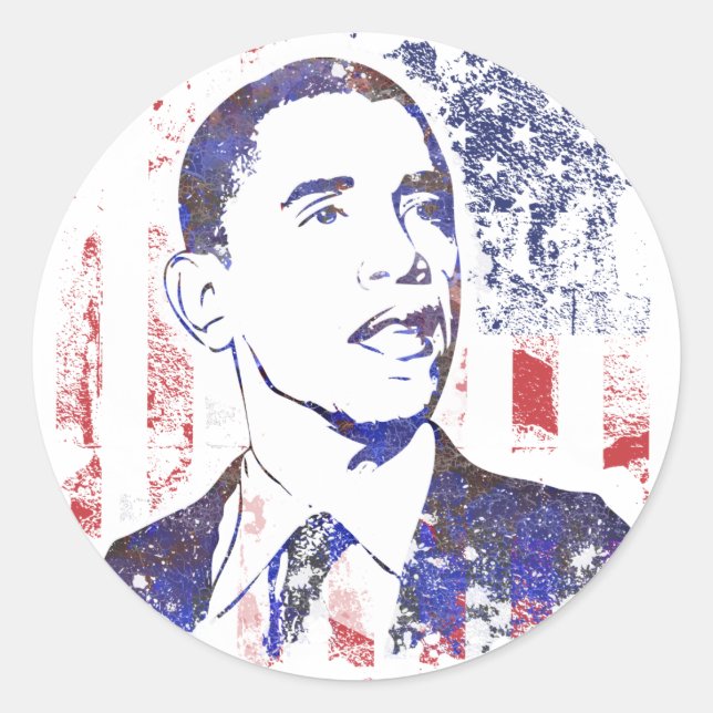Barack Obama Stickers (Front)