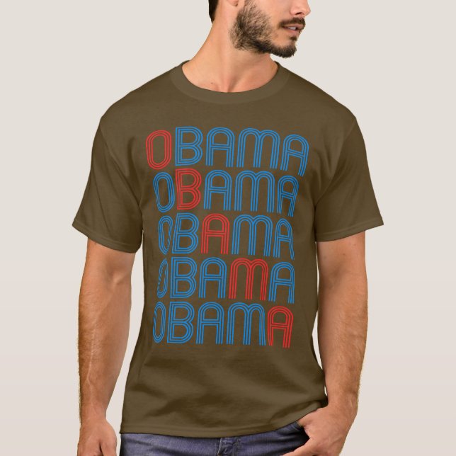 Barack Obama T-shirt (styles for men, women, kids) (Front)