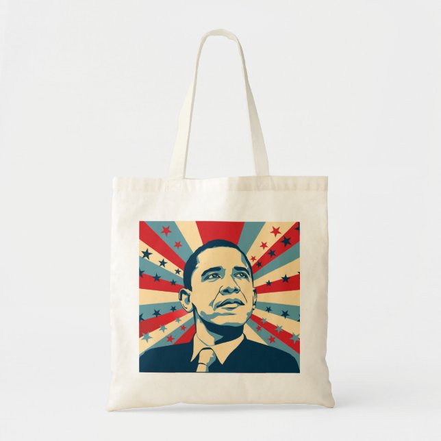 Barack Obama Tote Bag (Front)