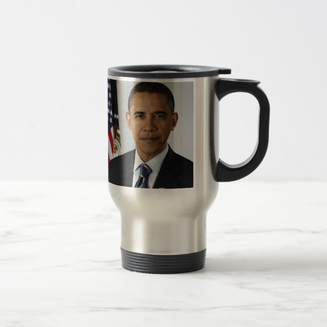 Barack Obama Travel Mug (Right)