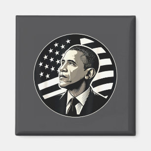 Barack Obama Tribute Art Democracy Protest T-shirt Magnet